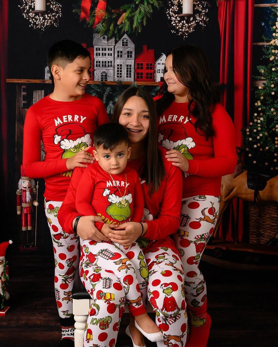 Merry Grinchmas-Family Matching Christmas Pajamas