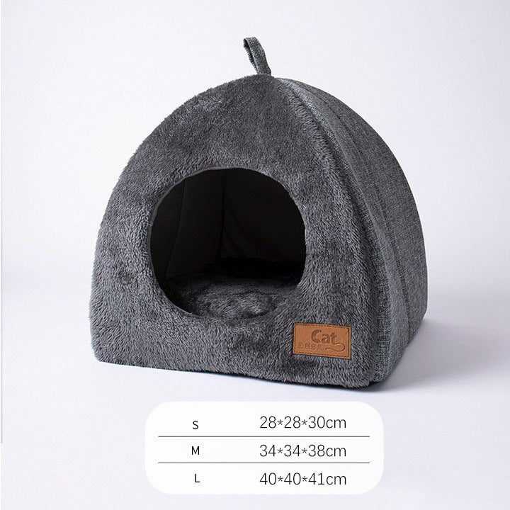 Gray Triangle Cat Litter Cat House Pet Litter