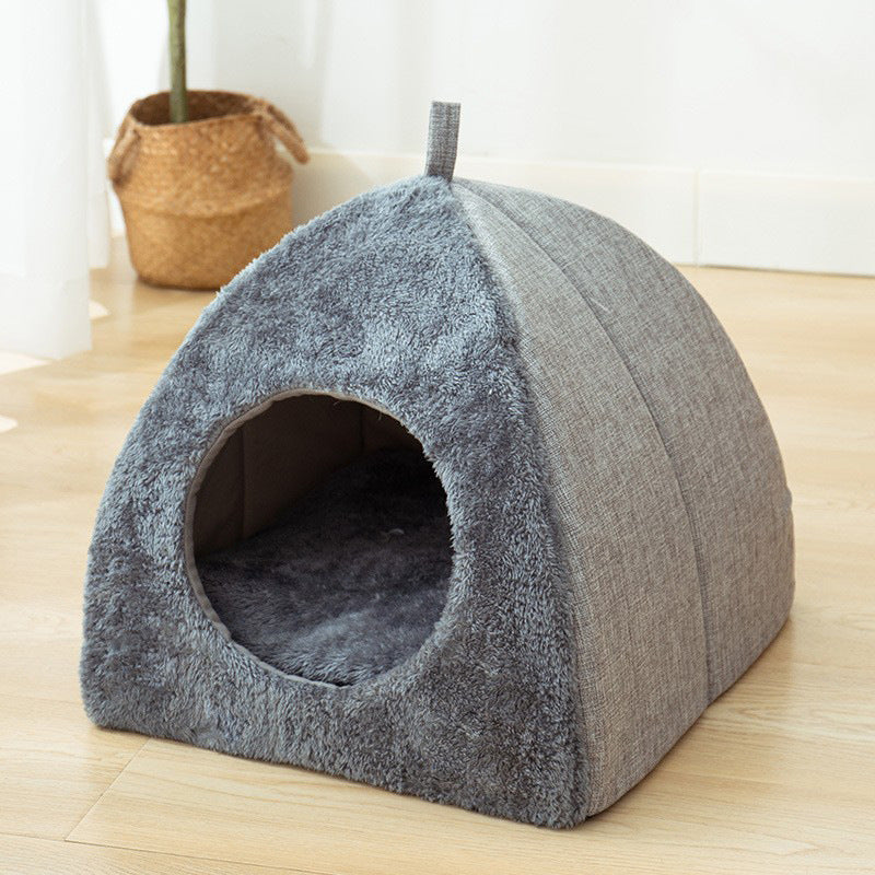 Gray Triangle Cat Litter Cat House Pet Litter